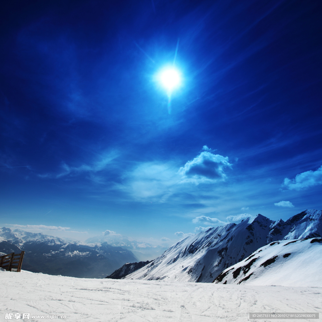 冬季山景