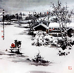 山村雪霁