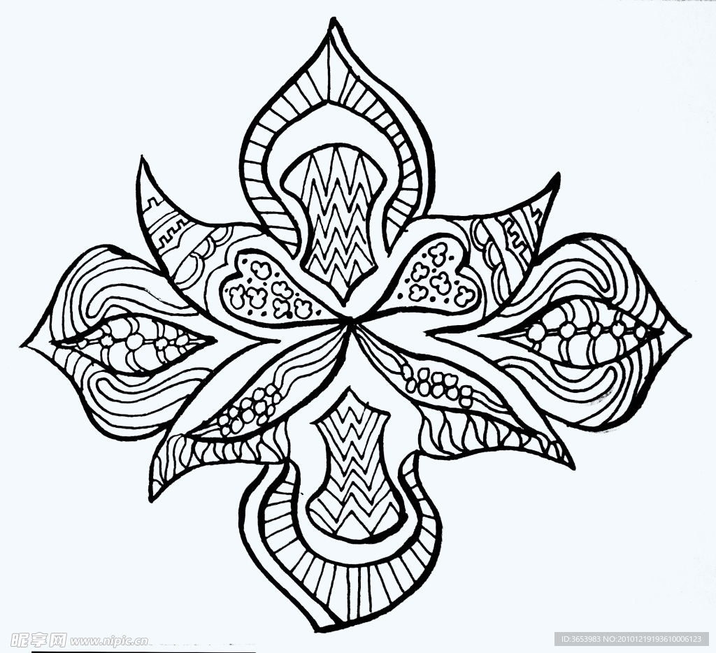 抽象花纹