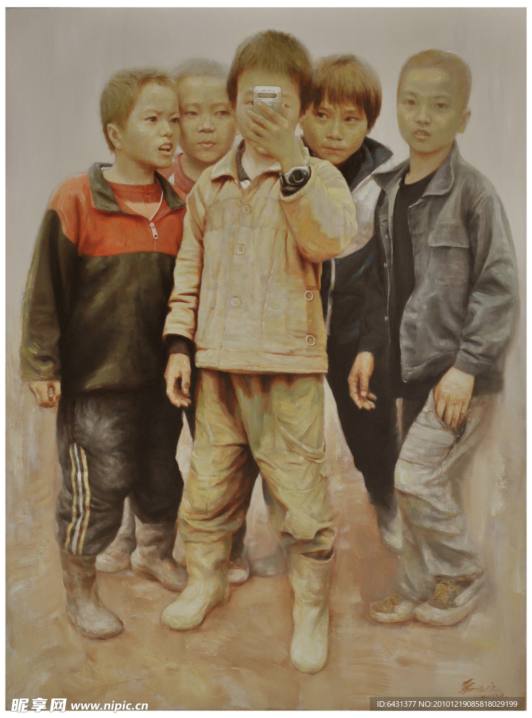 油画