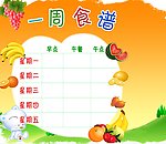 一周食谱