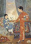 瓶中的百合