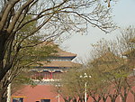 北京故宫午门一角
