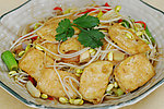 乡下豆芽炒豆饼