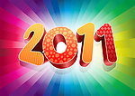2011新年主题矢量素材
