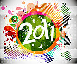 2011新年主题矢量素材