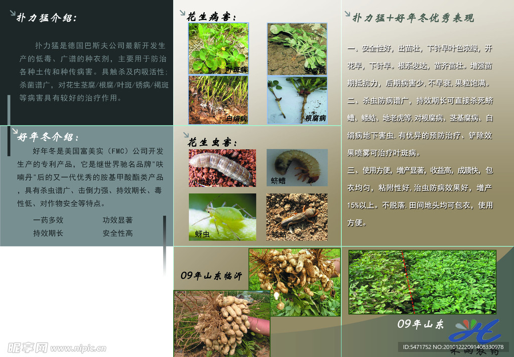 禾雨农药三折页