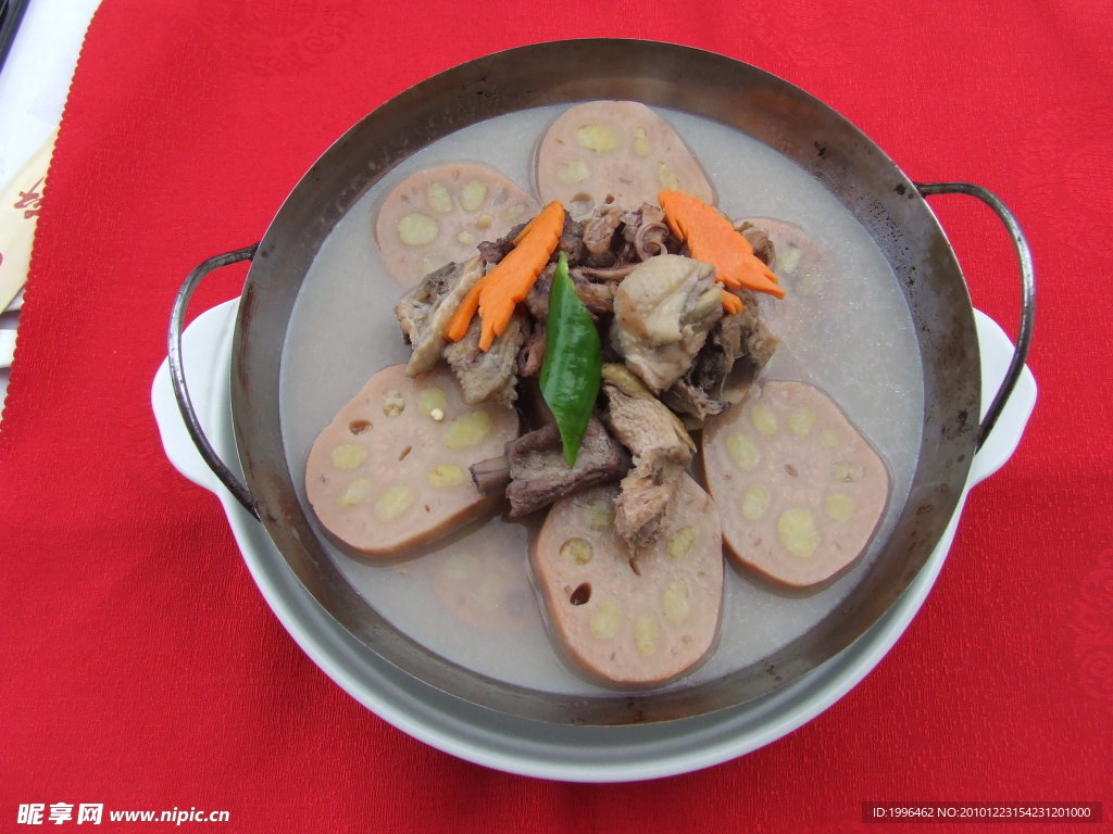 锅仔绿豆酿莲藕