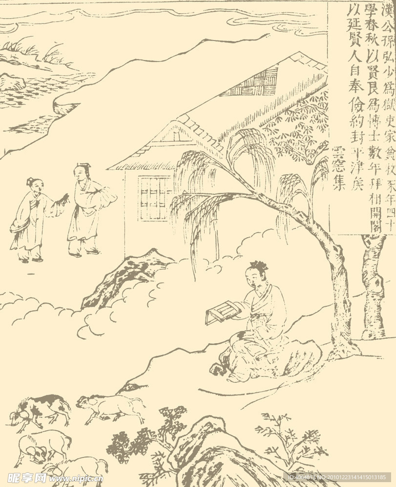古代人物 求学
