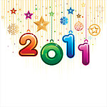 2011新年主题矢量素材