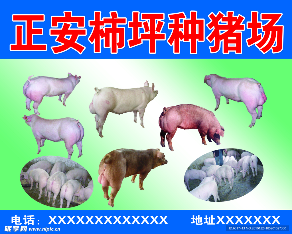 种猪场户外广告