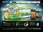 韩国科技网站模板