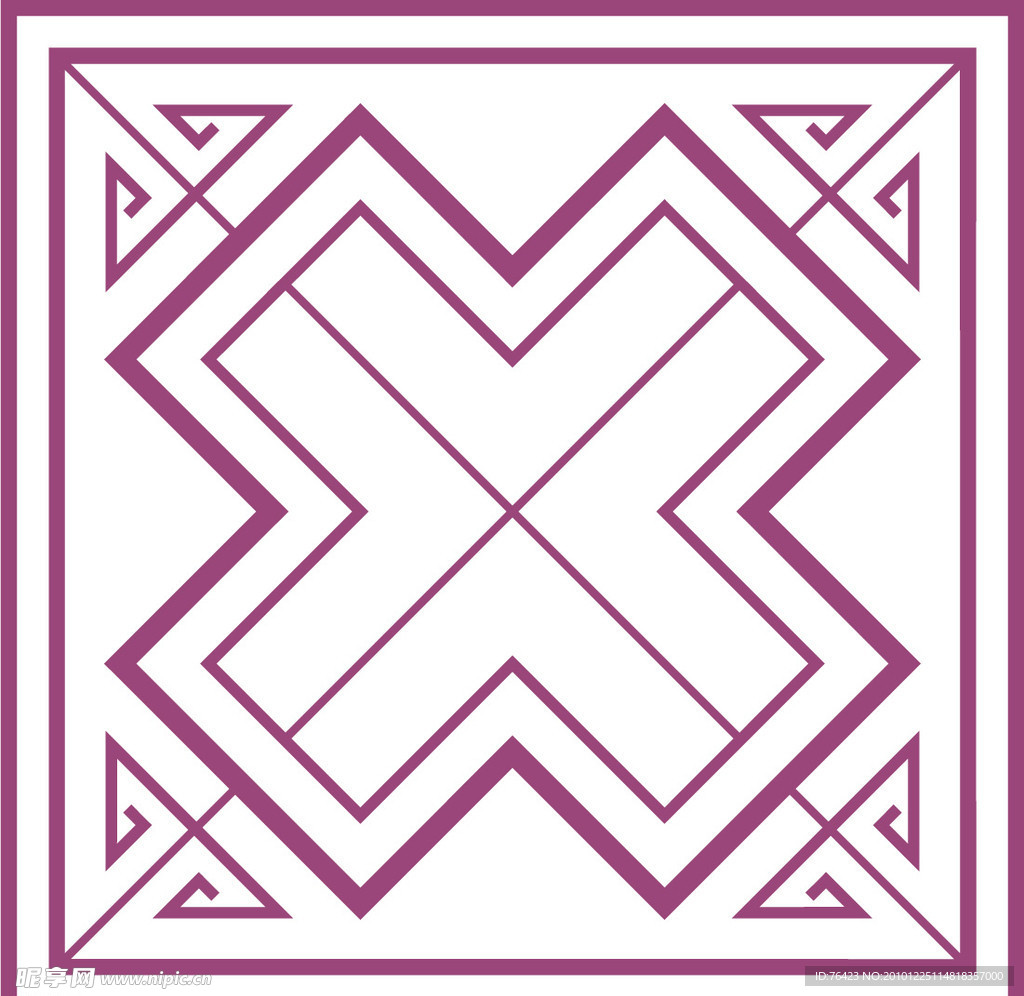 矢量花纹