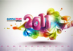 2011新年主题矢量素材