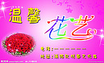 温馨 花艺 名片