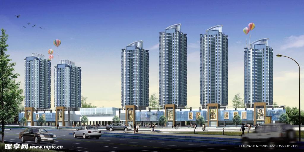 建筑设计效果图资料