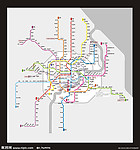 上海地铁 最新线路图