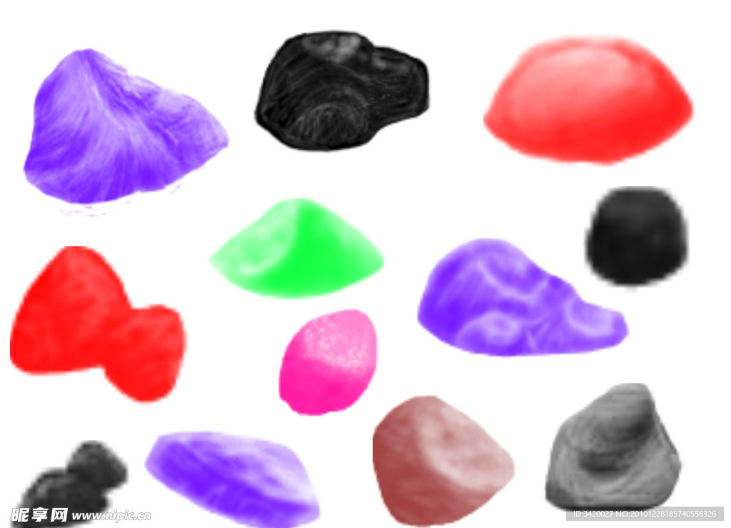 石子笔刷