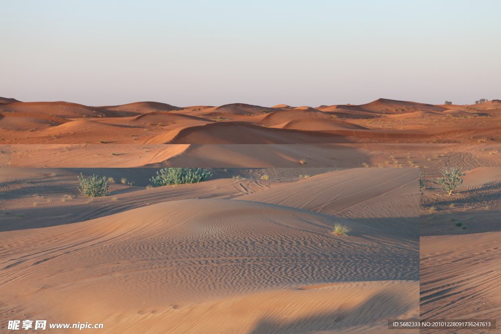 沙漠沙浪沙丘