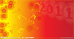 2011红色喜庆节日