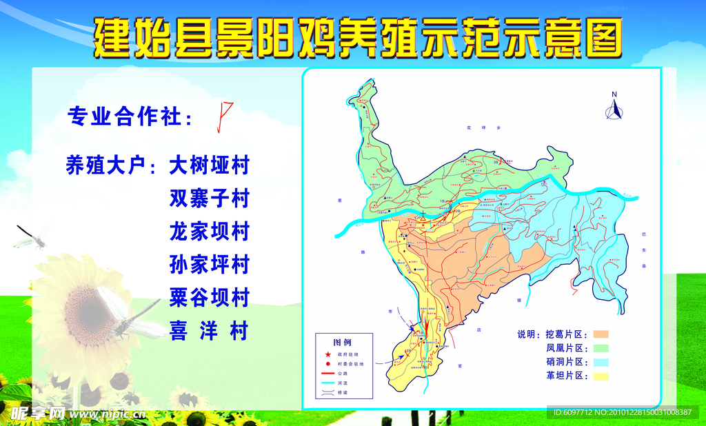景阳鸡养殖示范示意图