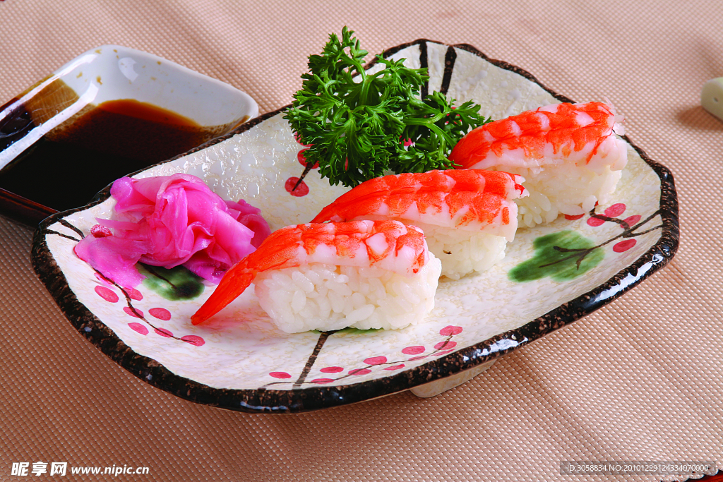 红虾肉寿司