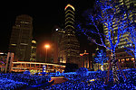 上海IFC大厦夜景