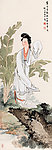 蕉荫倩影