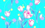 花朵移门图