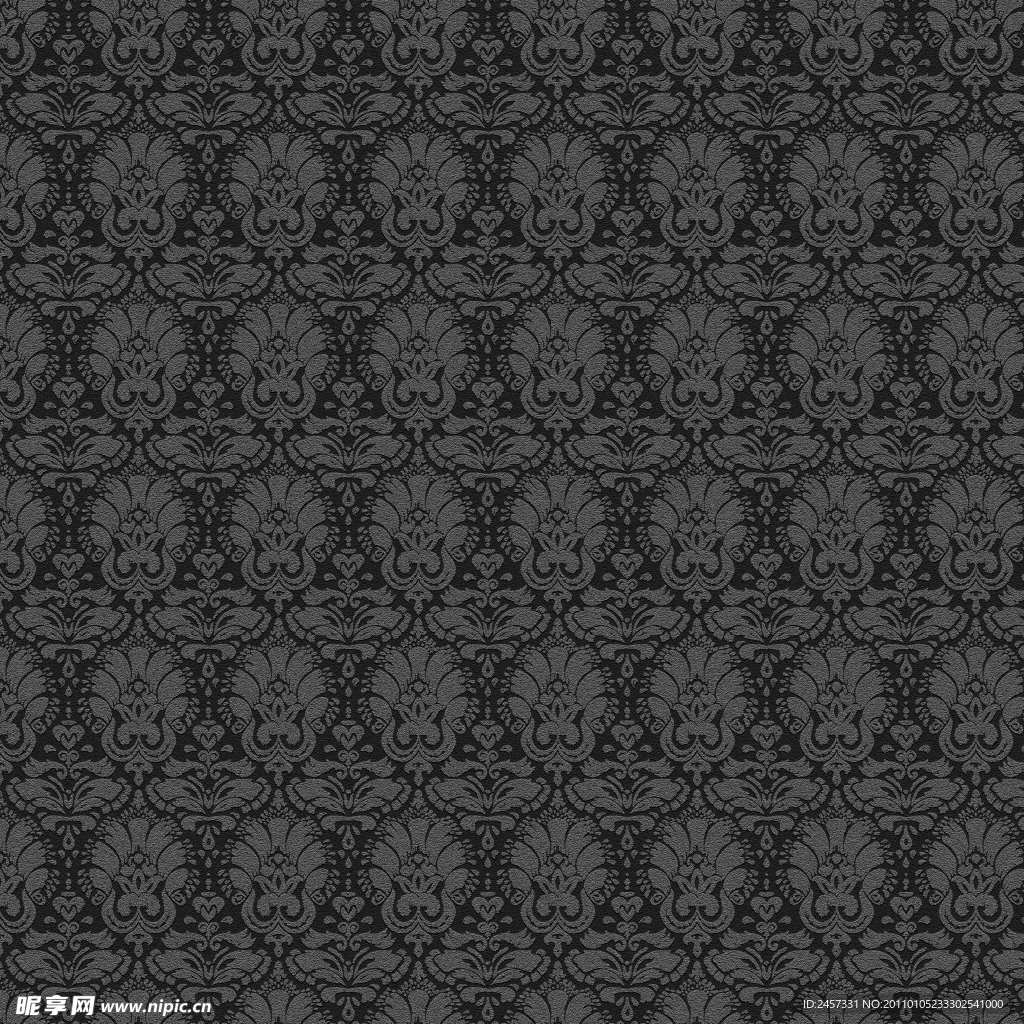 面料无缝古典花纹底纹