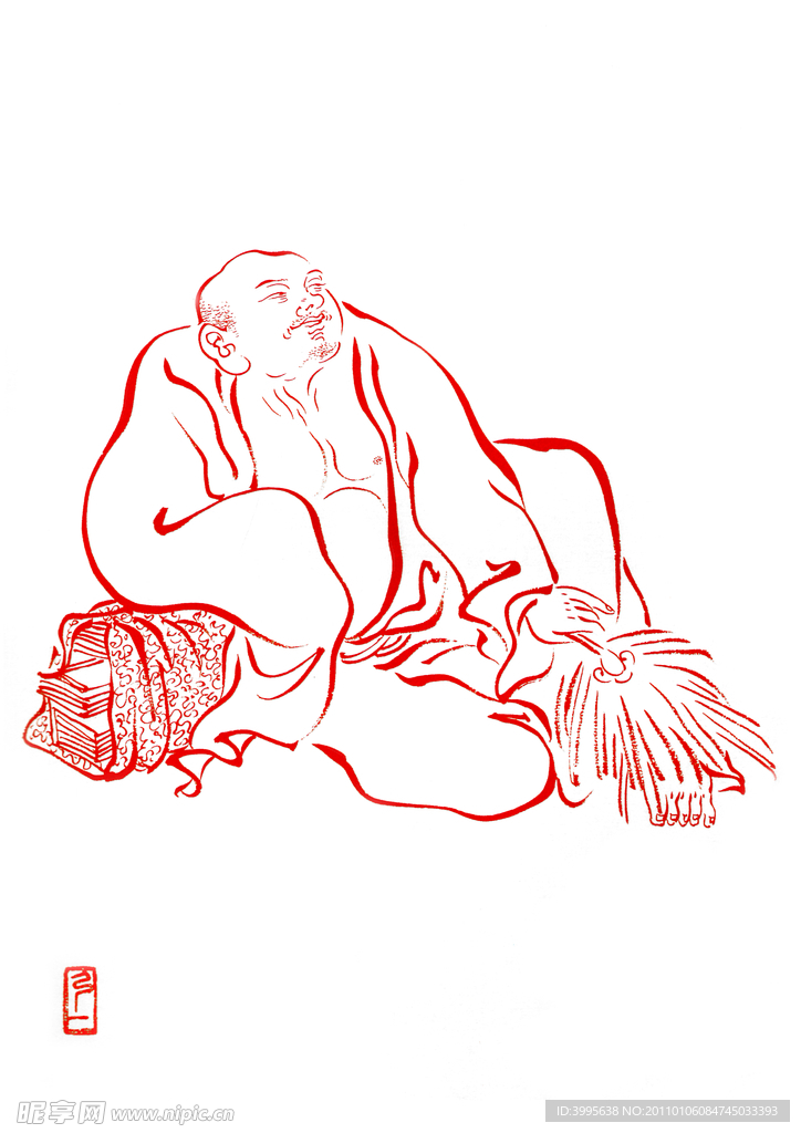弘一大师罗汉画集