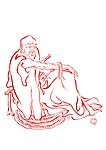 弘一大师罗汉画集