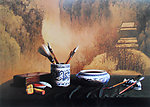 油画静物