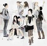 赵胜琛 工笔人物 春之声