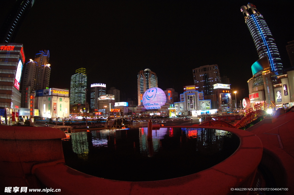 徐家汇迷人夜景