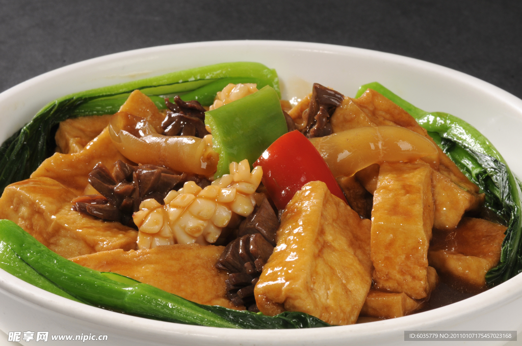 红烧三鲜豆腐