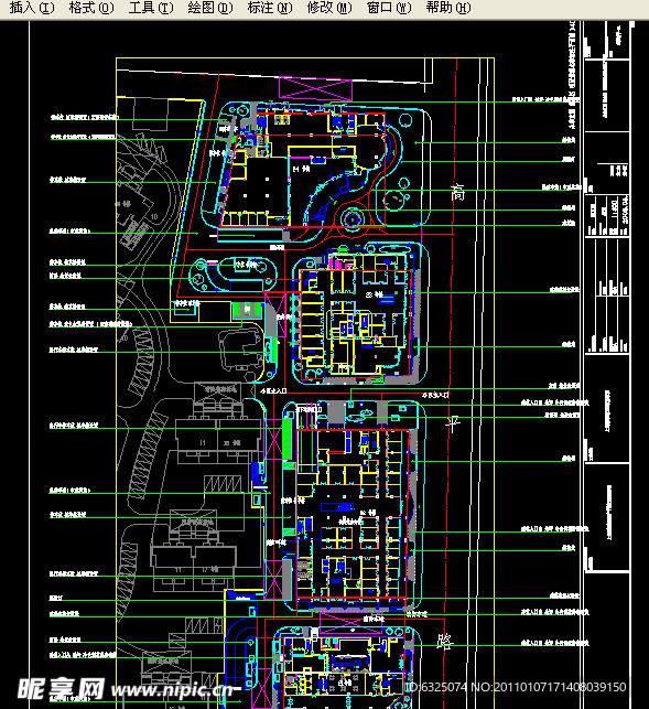 小区建筑总平面图