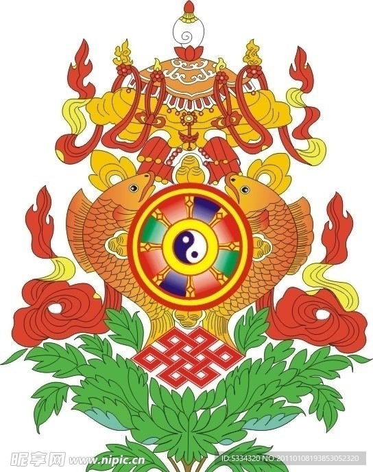 吉祥八宝图案