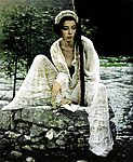 美女油画