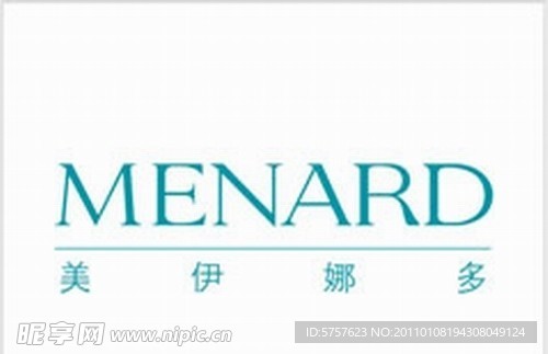 美伊娜多MENARD矢量标志