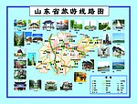 山东省旅游线路图
