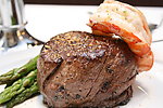 虾肉牛排