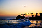 夏威夷夕阳海景