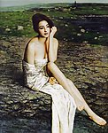 美女油画