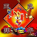玉兔拜年