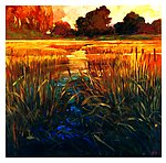 草原油画