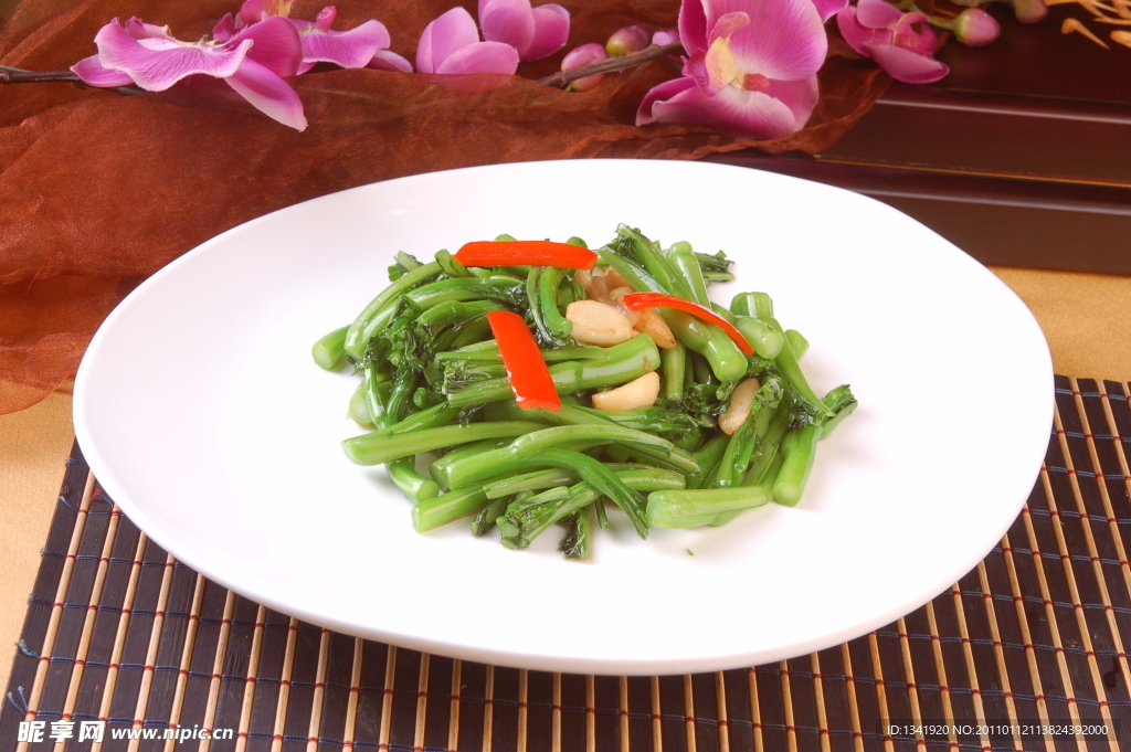 清炒菜心