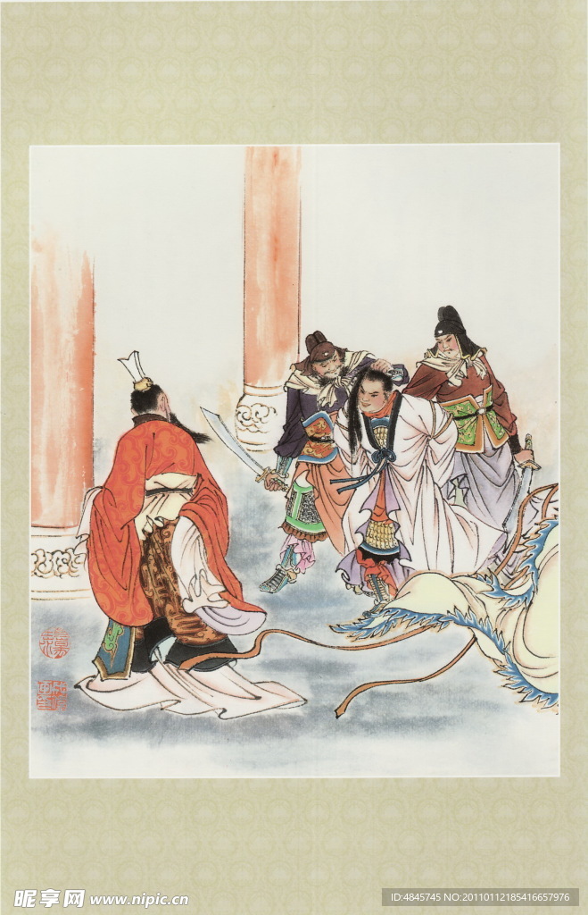 白门楼吕布损命
