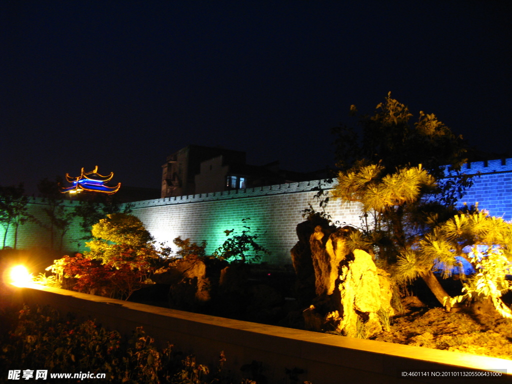 公园夜景