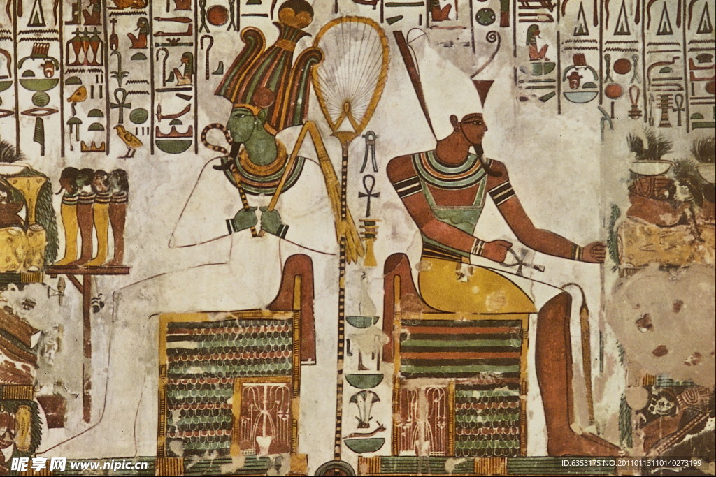 古代墙体绘画